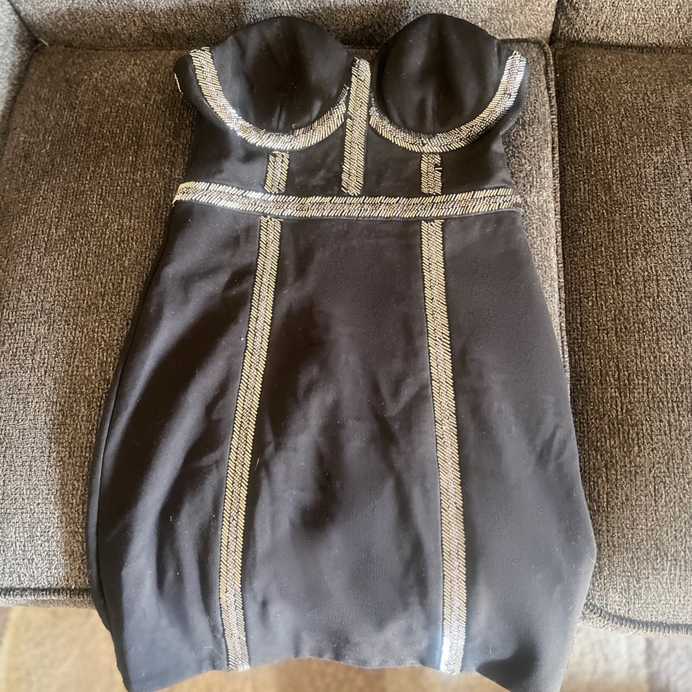 Bebe Dress Beaded XS